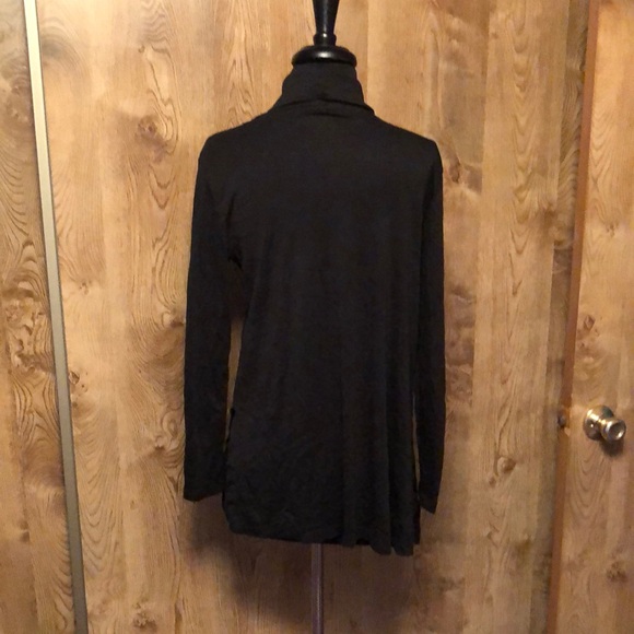 Black Turtleneck Long Sleeve Tunic - Picture 3 of 6